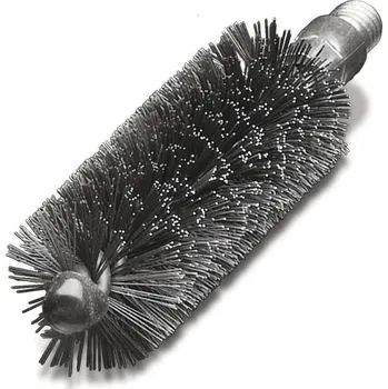 Lessmann 526157 | Kartáč na trubky s vnějším závitem 57x160 / dvojitá špirála, ocelový drát rovný, vnější 1/2"