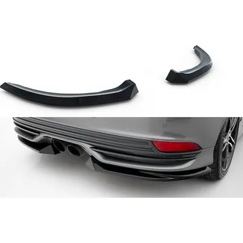 Tuning Splittery zadní boční V.3 Ford Focus ST Mk3 Facelift černý lesklý plast