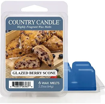 vonný vosk Country Candle Glazed Berry Scone Vonný Vosk, 64 g