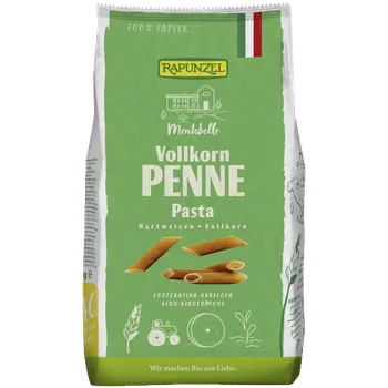 Příloha Bio penne celozrnné 500g, Rapunzel