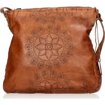 Kabelka Robel dámská kožená kabelka - koňaková