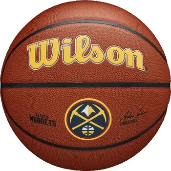 Basketbalový míč Basketbalový míč Wilson Basketball Denver Nuggets NBA Team Alliance velikosti: 7