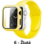 BPE Set 3v1 pro Apple Watch Velikost: 38mm, Barevná varianta: 6 - ŽLUTÁ, Velikost řemínku: M/L (Pro obvod ruky 15-20 cm)
