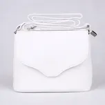 Malá kožená bílá crossbody kabelka Vera Pelle no. 61