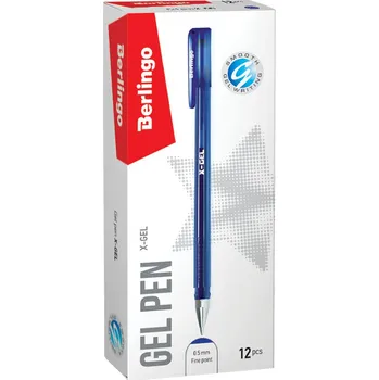 Berlingo BERLINGO propiska X-gel 0,5mm modrá /12/ ,balení 12 ks 296110