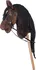 Hobby horsing HKM Hobby Horse plyšový kůň s uzdou 80 cm