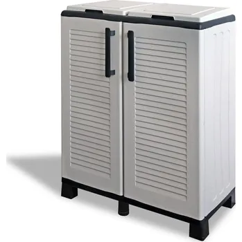 Odpadkový koš ArtPlast Linea Family ARTF70-ECO 220 l skříň na odpad šedá/antracit