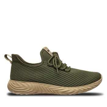 Pánské tenisky Lehká sportovní obuv NEXO khaki-písková nízká, 48