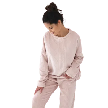 Dámské pyžamo Dámský domácí komplet Sensis Ruth XL Růžová