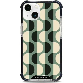 Pouzdro na mobilní telefon Odolný obal Mobiwear MagSafe Elite Bumper - Apple iPhone 13 - DA56D Magické vlnky (Odolný kryt, pouzdro, obal Mobiwear Elite Bumper na mobil Apple iPhone 13 - DA56D Magické vlnky, materiál Plast + TPU silikon + kov - zesílená ochrana telefonu, podpora)