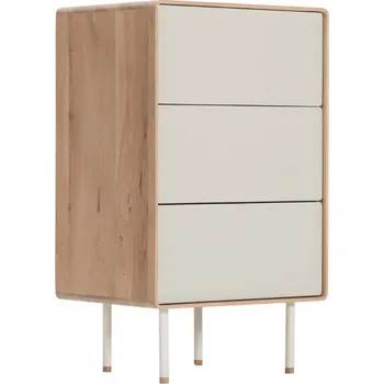 Komoda Gazzda Bílá dubová komoda Fina 60 x 45 cm