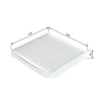 Kabinový filtr Kabinový filtr Toyota DYNA valník/podvozek (KD_, LY_, _Y2_, _U3_, _U4_, _U6_, _U8_ Bosch