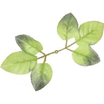 umělá květina Listy růže 16 cm