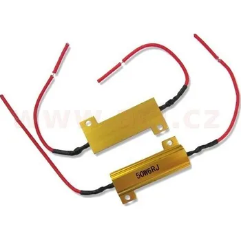 odpor 12V 50W/6 ohm (sada 2 ks)