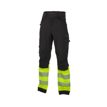Pánské kalhoty Reflexní pracovní kalhoty Reflectos černo/žluté, 50
