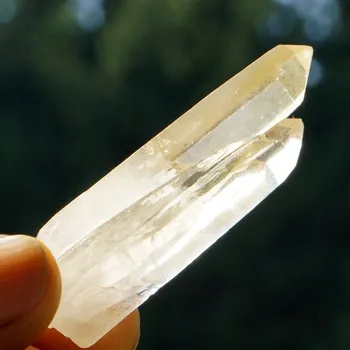 Přírodní kámen Citrín krystal "tantrické dvojče" (157), , skladem