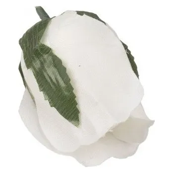 umělá květina Růže poupě (hlava) 7 cm, krémová