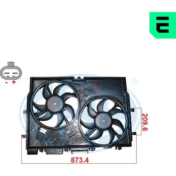 Chladič motoru Větrák, chlazení motoru ERA 352144