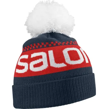 Čepice čepice Salomon Junior Logo big blue-x/white