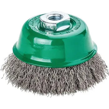 Hrncový kartáč v4a m14 vlnitý 65x0,3 mm lessmann 421467