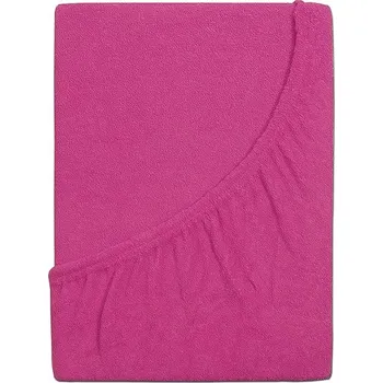 Prostěradlo B.E.S. PETROVICE Prostěradlo Froté PERFECT 200 × 220 cm, fuchsiová