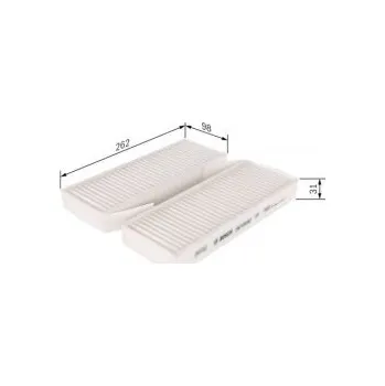 Kabinový filtr Kabinový filtr Peugeot 508 II (FB_, FH_, F3_) Bosch - PT130, 1.6THP150, 1.6THP165, 1.6PT