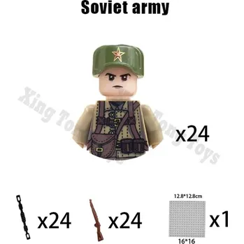 Stavebnice LEGO Stavební bloky válečníků s příslušenstvím | Styl Lego - Brown gun-203027875