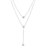 Ocelový náhrdelník Swarovski Crystal Syuzanna