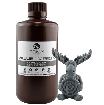 Filament PrimaCreator Value UV / DLP Resin - 1000 ml - Nebula Grey