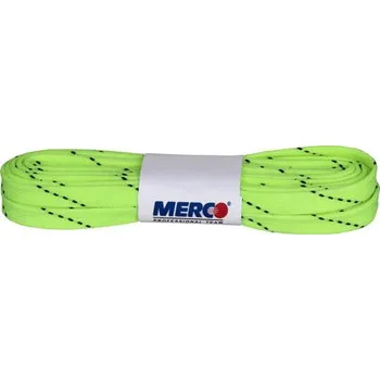 Tkaničky do bot Merco PHW-10 tkaničky do bruslí voskované zelená sv. délka 310 cm
