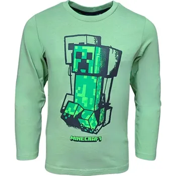 Tričko Minecraft Creeper zelená