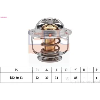 Chladič motoru Termostat, chladivo EPS 1.880.238S