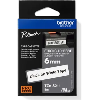 Počítačové příslušenství TZE-S211, bílá/černá, 6mm