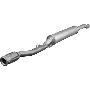 Výfukový systém Stredni tlumic vyfuku ASMET 12.043