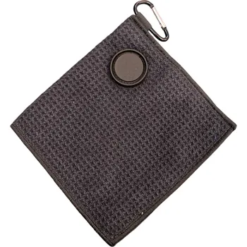 Golfová tréninková pomůcka Hanimex Ručník na míčky s magnetem černý