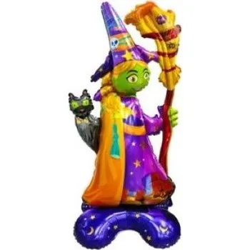 Balónek Balónek nafukovací - Čarodějnice 63x115 cm
