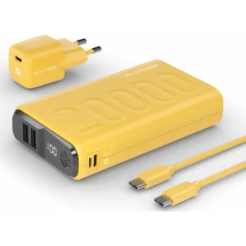 Powerbanka Realpower Powerbanka PB-20000 Set gelb 20.000mAh