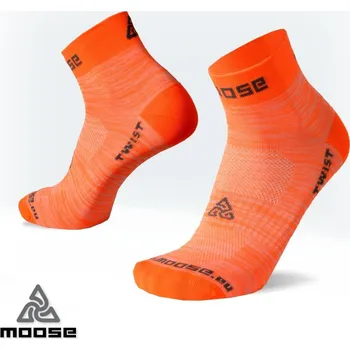 TWIST barevné funkční ponožky Moose oranžová XL