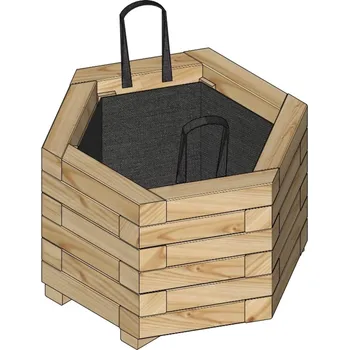 Vyvýšený záhon Vyvýšený záhon / truhlík LANITPLAST MADRID6 (S7239)