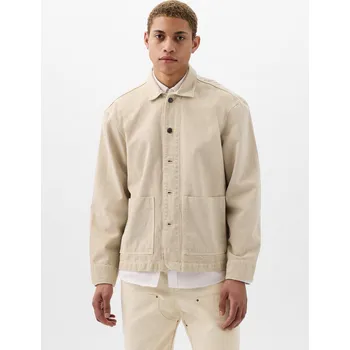 Pánský bomber GAP Džínová bunda - Pánské GAP krémová 2706134