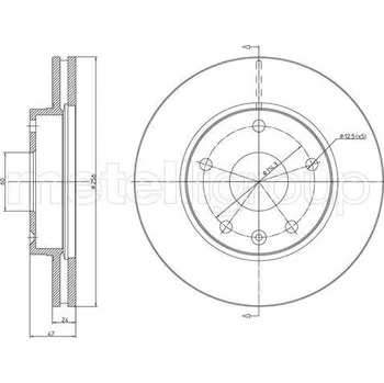 Brzdový kotouč Brzdový kotouč CIFAM 800-1137
