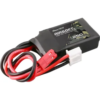 Baterie pro airsoftovou zbraň Gens ace Akumulátor Li-Po 7,4V 250mAh 35C 37x20x10mm - JST-SYP