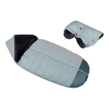 Fusak Dětský zimní fusak a rukávník s flísem - 90 cm - mint