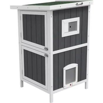 Pelíšek pro kočku Domeček pro kočky odolný vůči povětrnostním vlivům 60 x 60 x 90,5 cm