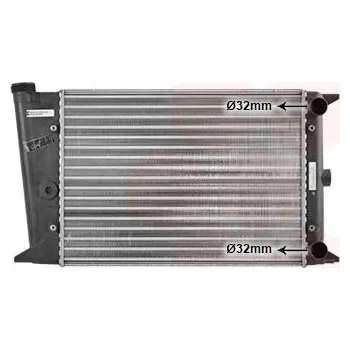 Motor automobilu Chladič, chlazení motoru VAN WEZEL 58002002