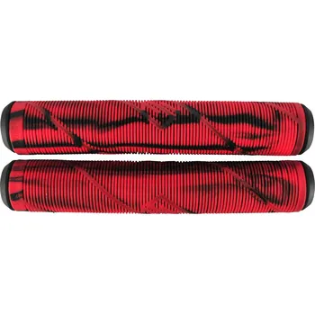 Příslušenství pro koloběžku gripy Striker Freestyle - Black/Red 163 mm