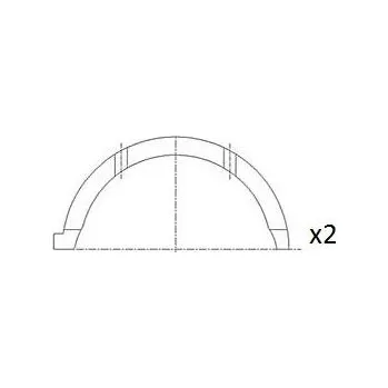 Kliková hřídel Distanční kotouč, kliková hřídel FAI AutoParts BT3000-STD