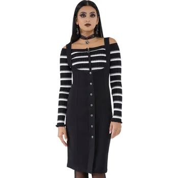 Dámské šaty šaty dámské KILLSTAR - Serenella Underbust - Black - XXL