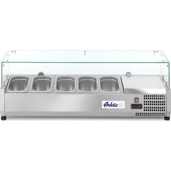 Chladicí zásobník GN 1/4, Arktic, 5 x GN 1/4, 230V/180W, 1205x335x(H)460mm