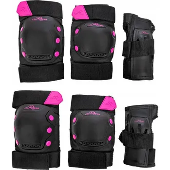Chránič kolene Raven Dexard black/pink L
